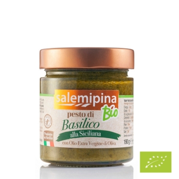 pesto no bazilika sicīliešu stilā BIO 190 g