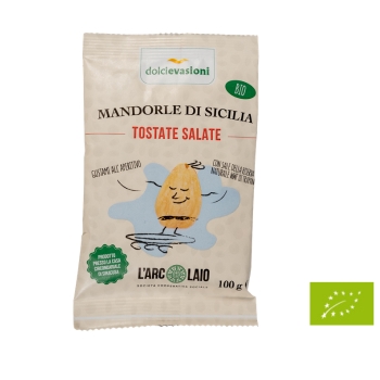 mandeles ceptas ar sāli BIO 100 g