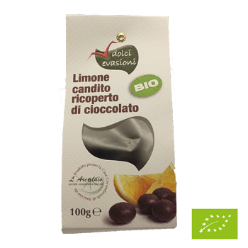 citronu sukādes šokolādē BIO 100 g