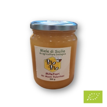 dažādu ziedu medus no Peloritānu kalniem BIO 500 g
